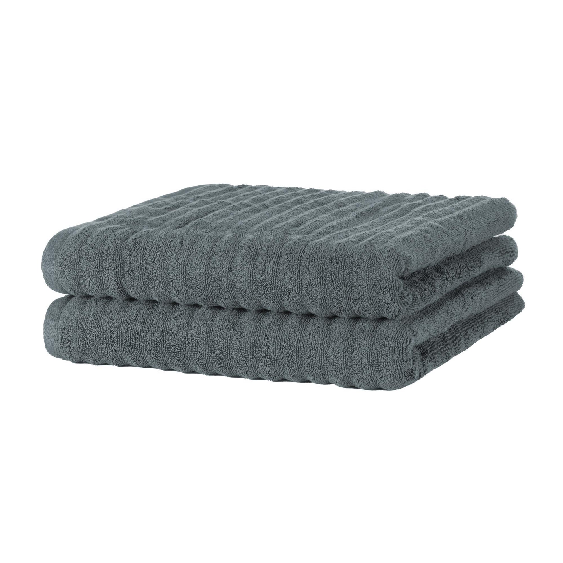 Merana OSLO Duschtuch 2er Set Mountain Grey