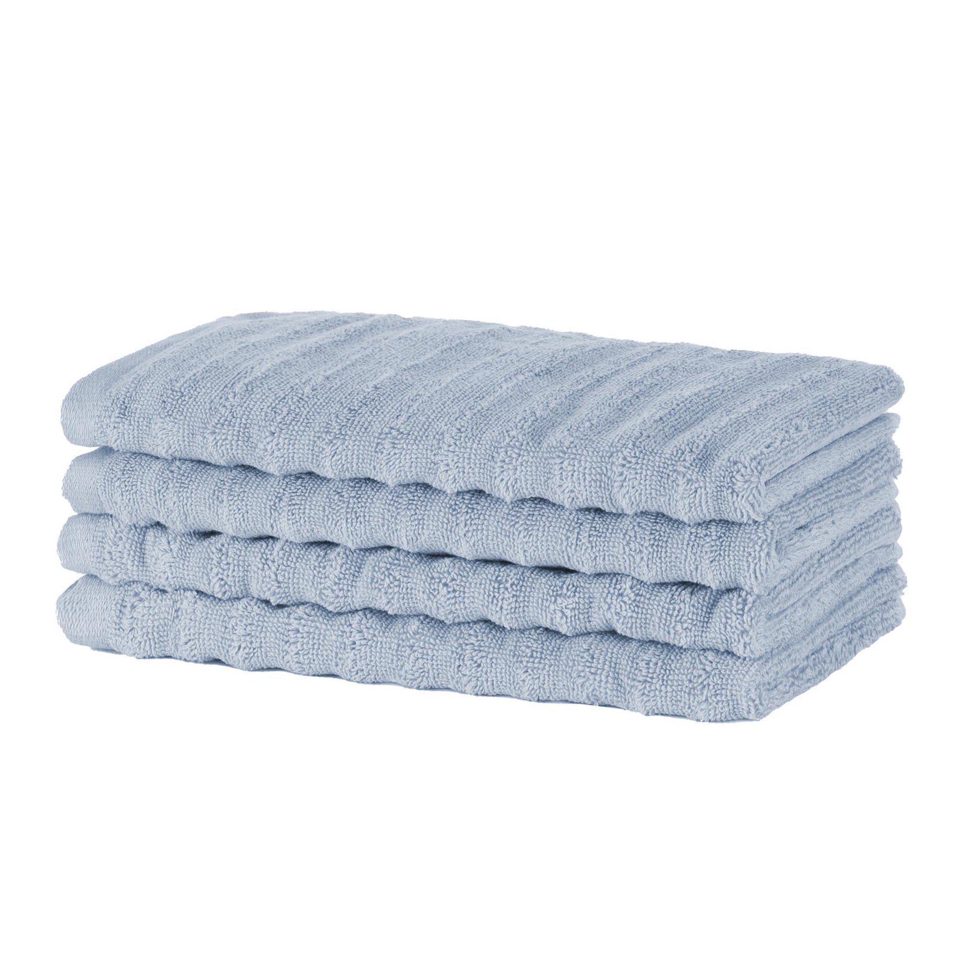 Merana OSLO Gaestetuch 4er Set Arctic Blue