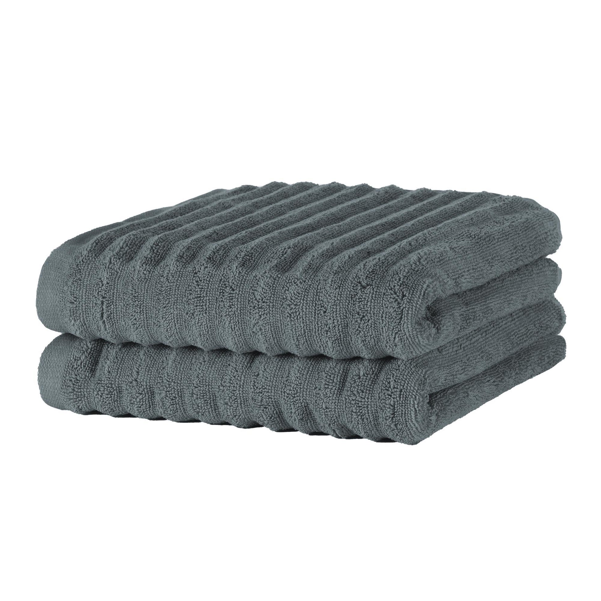 Merana OSLO Handtuch 2er Set Mountain Grey