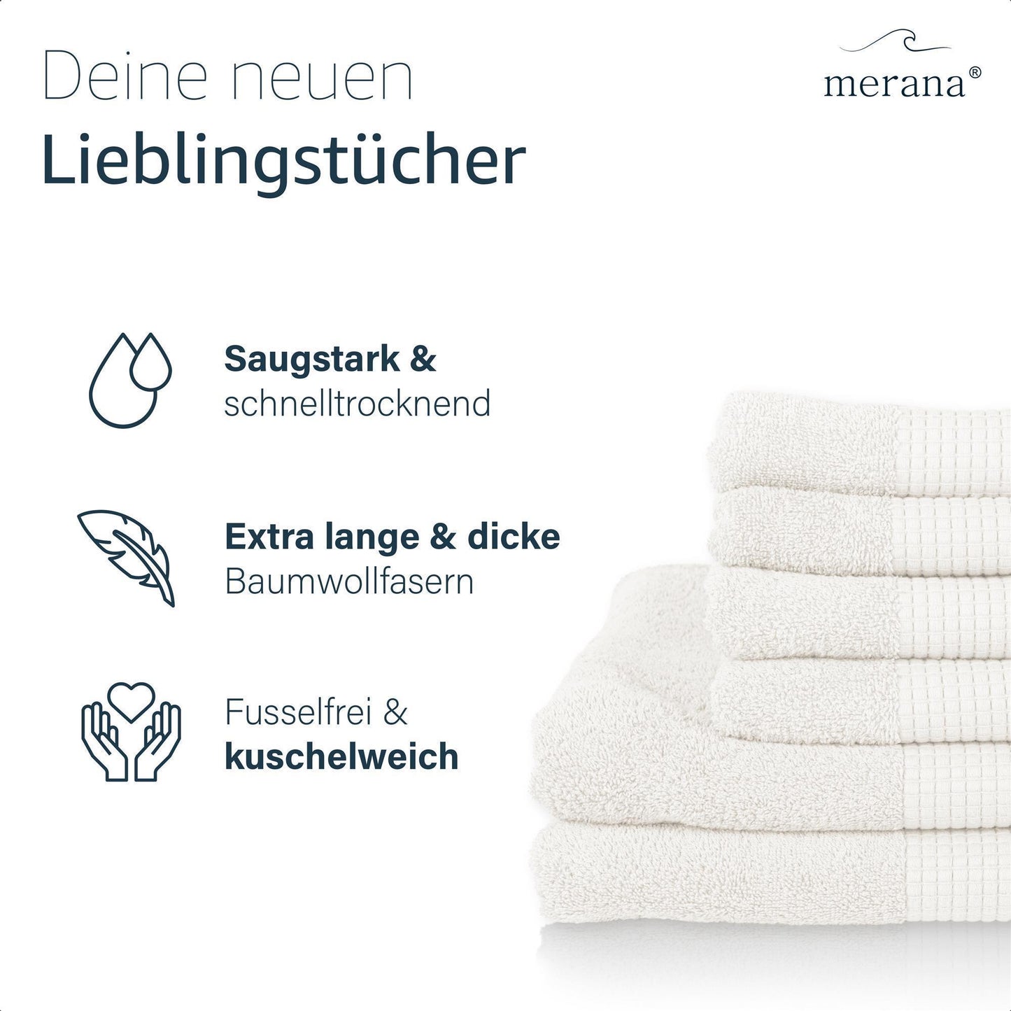 Merana ROME Saunatuch Coconut