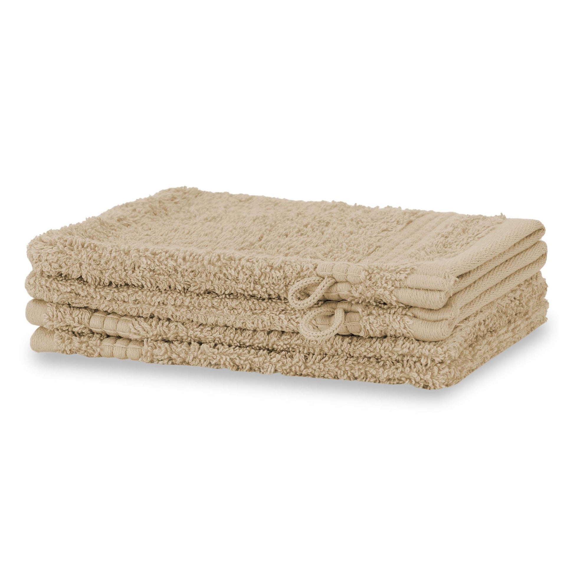 Merana ROME Waschlappen 4er Set Desert Sand